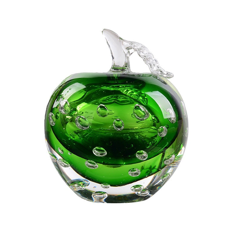 Light-luxury Stained-glass Apple-style Living Room Decor Piece