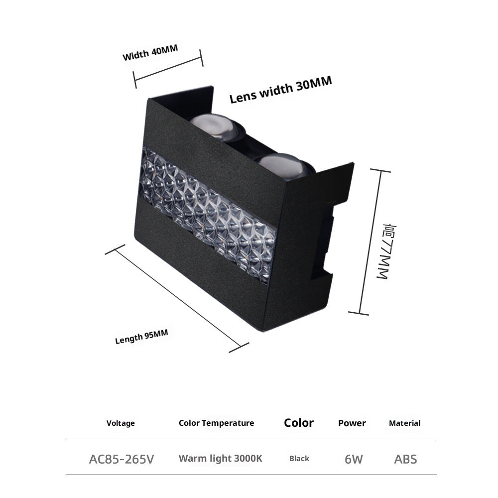 Outdoor Wall Light Wiring Model Villa Spotlight Perimeter Wall Light