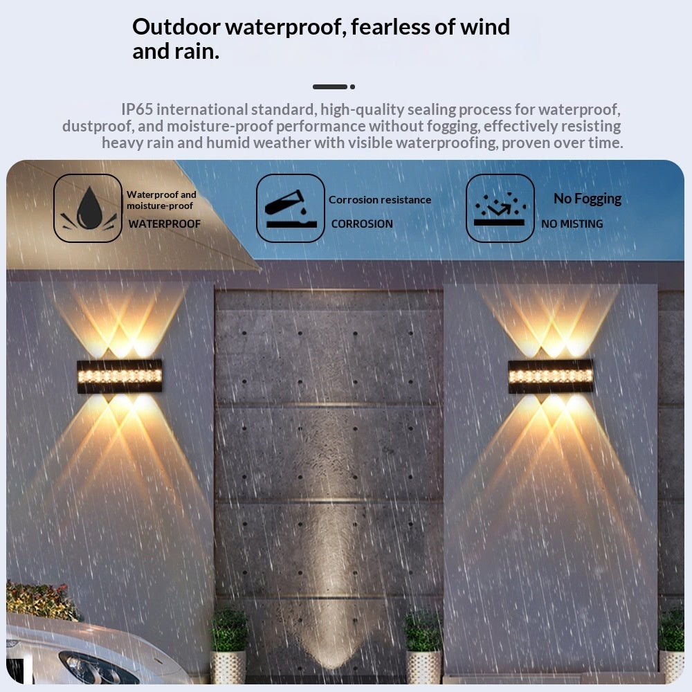 Outdoor Wall Light Wiring Model Villa Spotlight Perimeter Wall Light