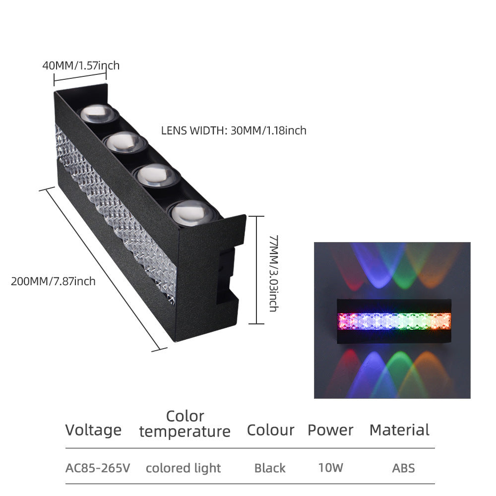 Outdoor Wall Light Wiring Model Villa Spotlight Perimeter Wall Light