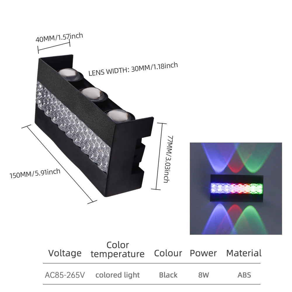 Outdoor Wall Light Wiring Model Villa Spotlight Perimeter Wall Light
