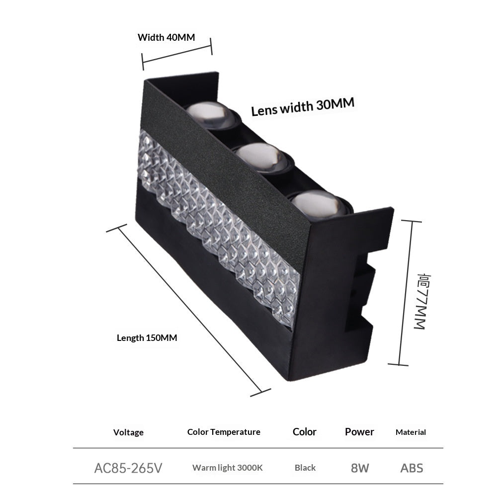 Outdoor Wall Light Wiring Model Villa Spotlight Perimeter Wall Light