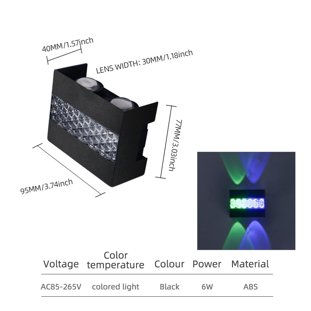 Outdoor Wall Light Wiring Model Villa Spotlight Perimeter Wall Light