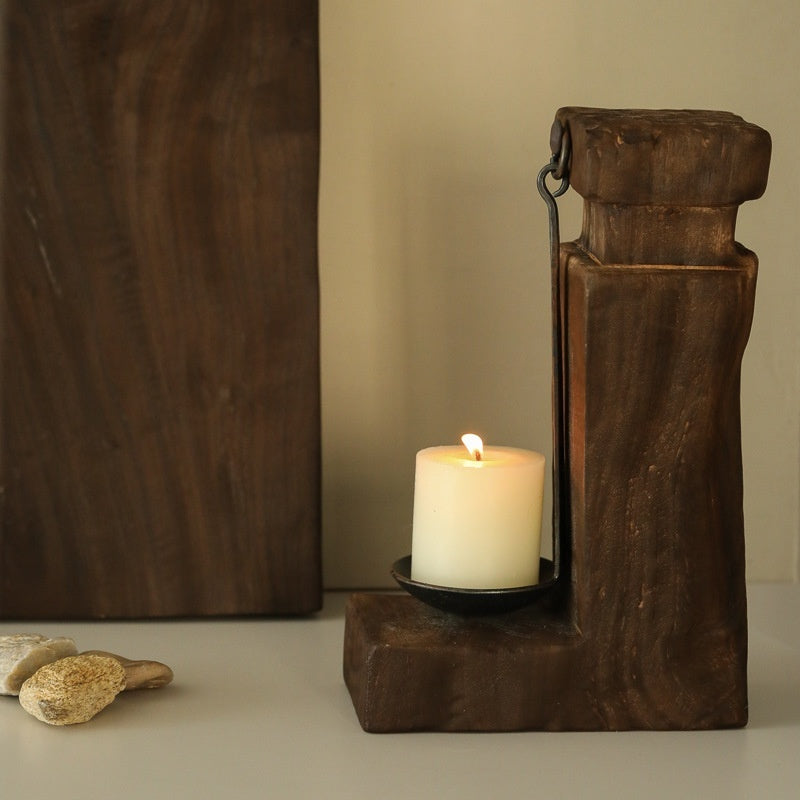 Handmade Candlestick Vintage Furnishings Ornaments